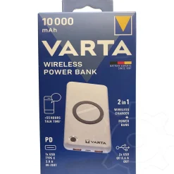 Varta Wireless Power Bank 10.000mAh + Ladekabel