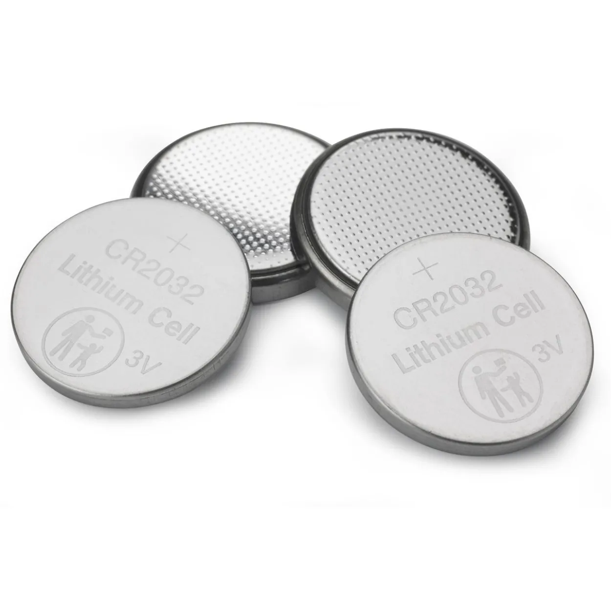 Verbatim Batterie Lithium, Knopfzelle, CR2032, 3V Retail Blister (4-Pack)