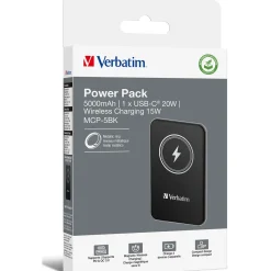 Verbatim Charge ŽnŽ Go Magnetic Powerbank 5000 mAh schwarz