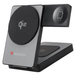 Verbatim Charge n Go Qi2 Power Bank 5000 mAh grey