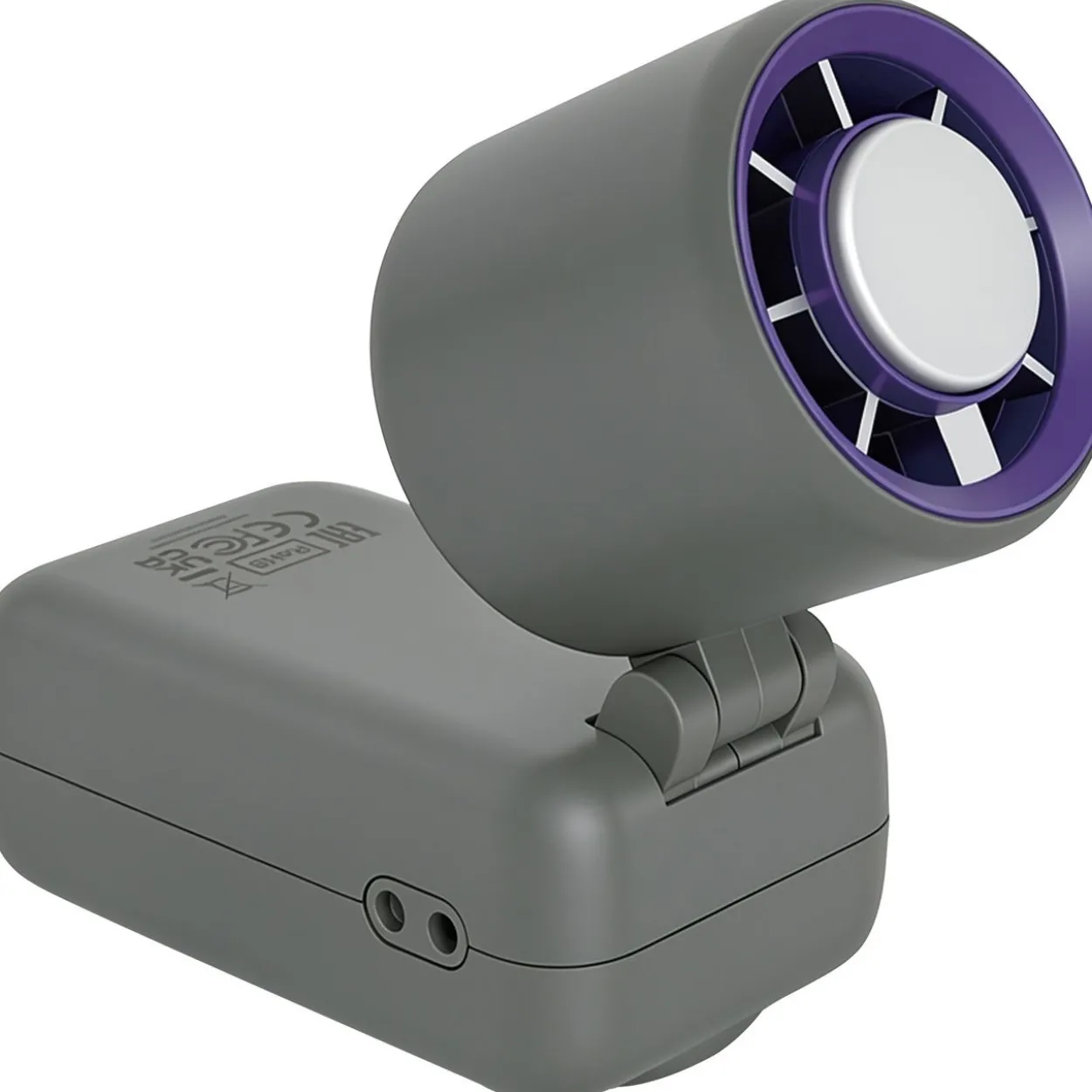 Verbatim Cool 'n' Go Ice Touch Mini Handheld Fan Purple/Grey