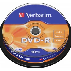 Verbatim DVD-R 4.7 GB 10er Spindel (43523)
