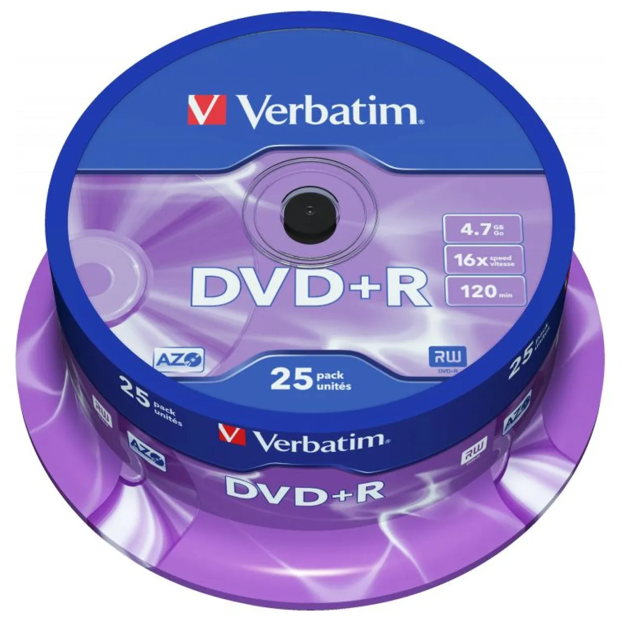 Verbatim DVD+R 4.7 GB 25er Spindel (43500)