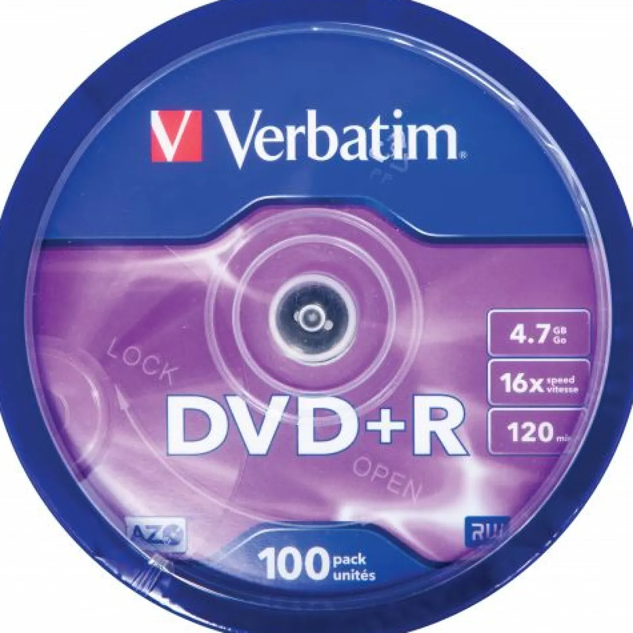 Verbatim DVD+R 4.7 GB 100er Spindel (43551)