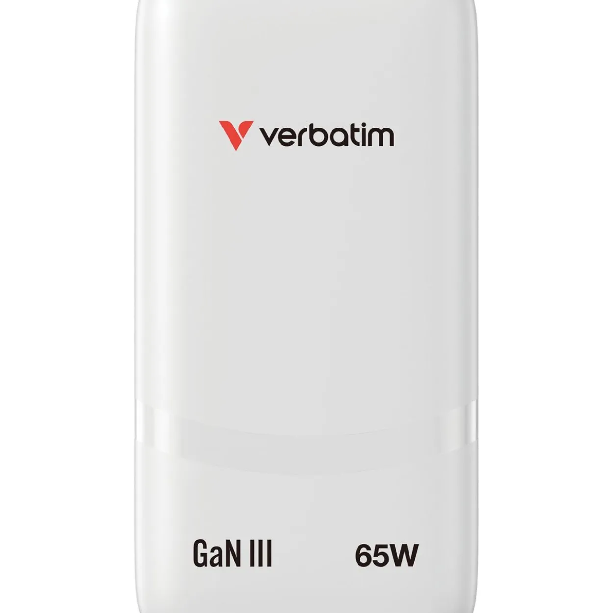 Verbatim Fold Go Charger 2 Port 65W USB-C white