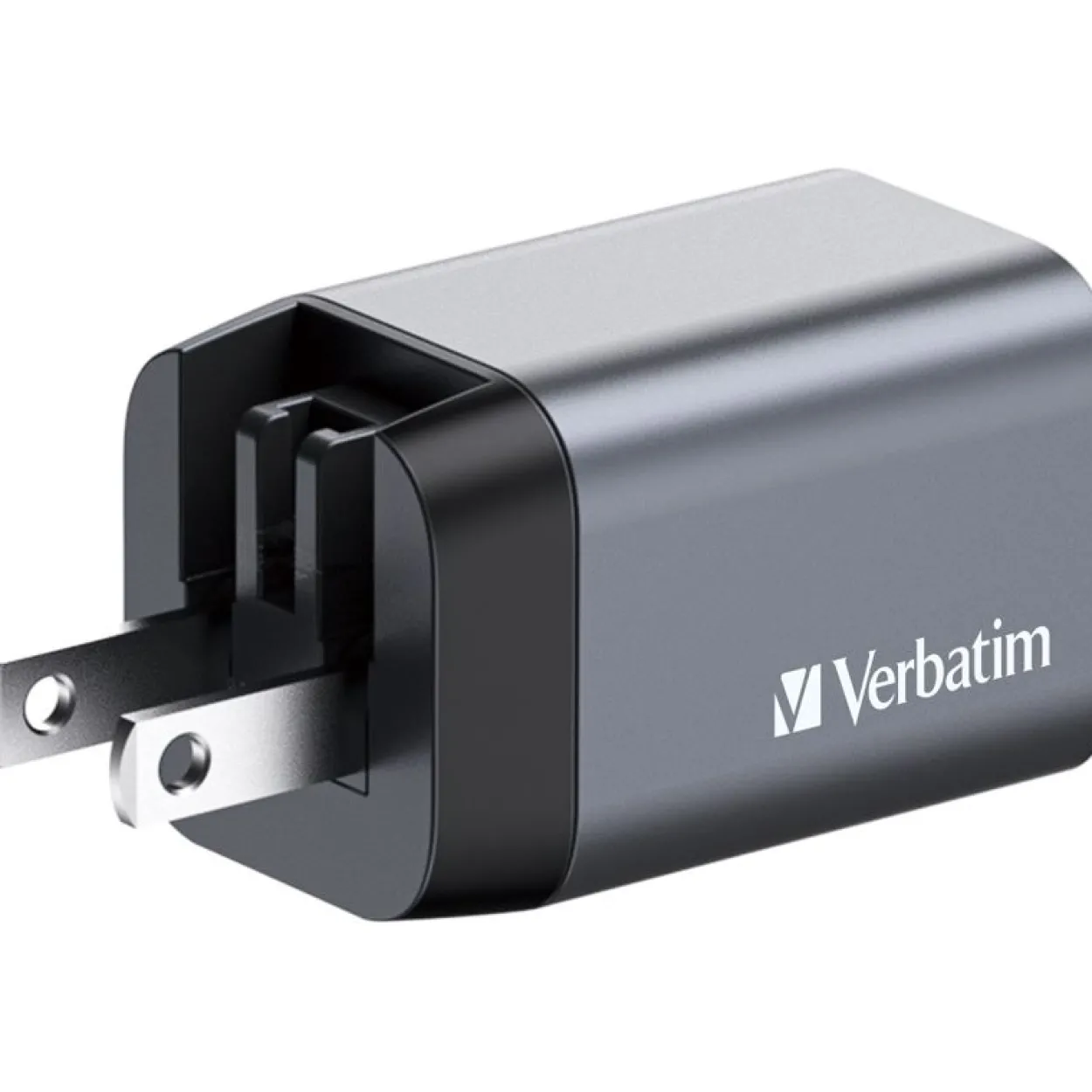 VERBATIM Ladeadapter, Universal, GNC-35, GaN, 35W, grau 1x USB-A QC, 1x USB-C PD, Retail