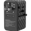 VERBATIM Ladeadapter, Universal Travel, UTA-06, GaN III, 100W 2x USB-A QC, 2x USB-C PD, 100-250V, Retail