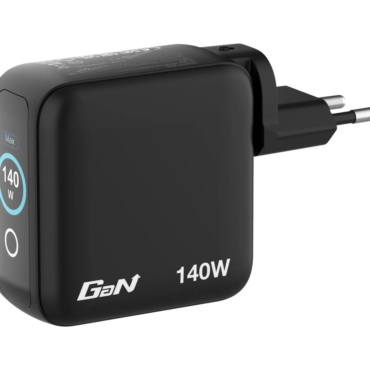 Verbatim Mini GaN Charger 4 Port 140W w Display (EU/UK/US)