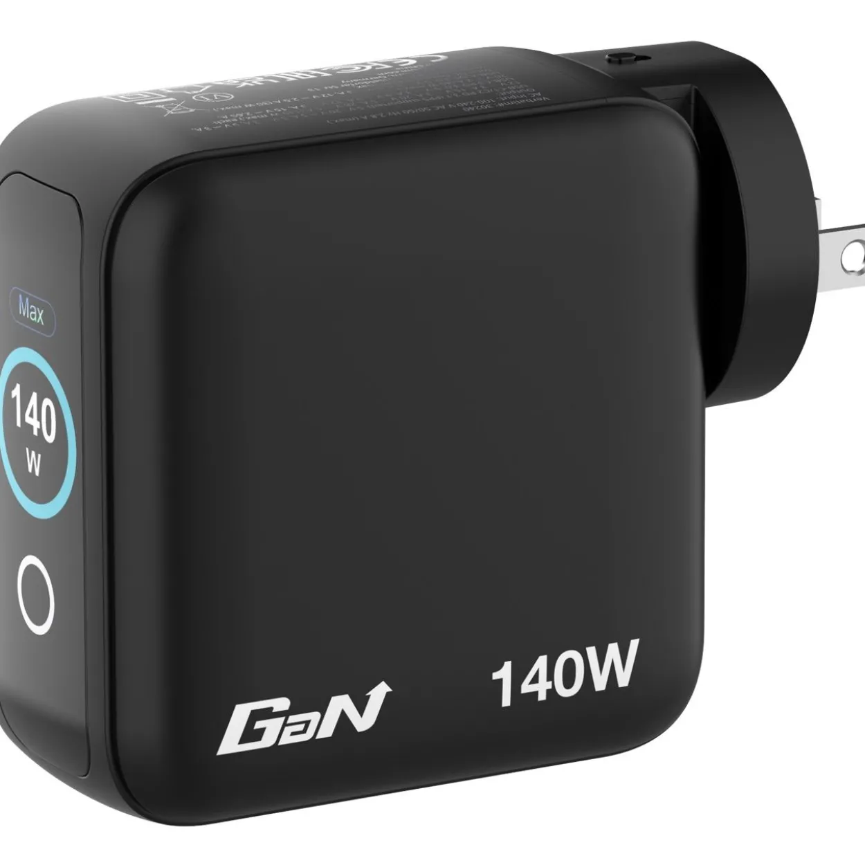 Verbatim Mini GaN Charger 4 Port 140W w Display (EU/UK/US)
