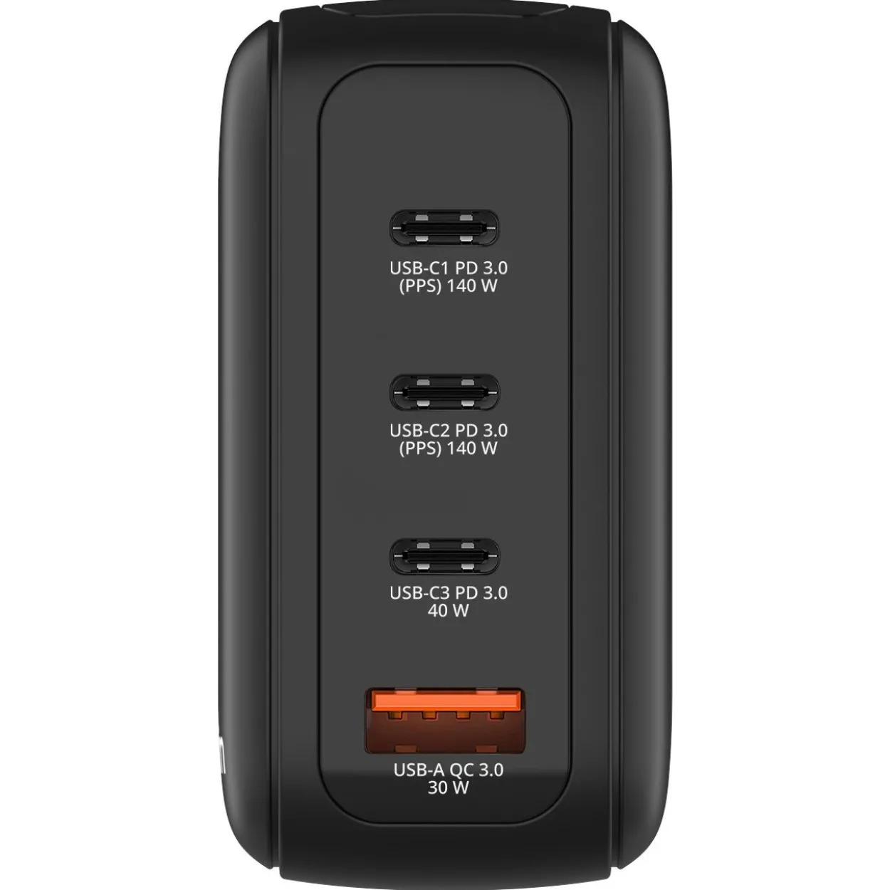 Verbatim Mini GaN Charger 4 Port 140W w Display (EU/UK/US)