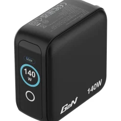 Verbatim Mini GaN Charger 4 Port 140W w Display (EU/UK/US)