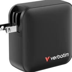 Verbatim Mini GaN Charger 165W 3xUSB-C 1xUSB-A US/EU/UK A.