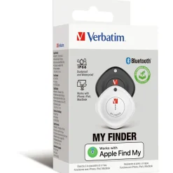 VERBATIM Tracker, Bluetooth, My Finder, MYF-02 für Apple Find My App, Keyring, Retail (2-Pack)