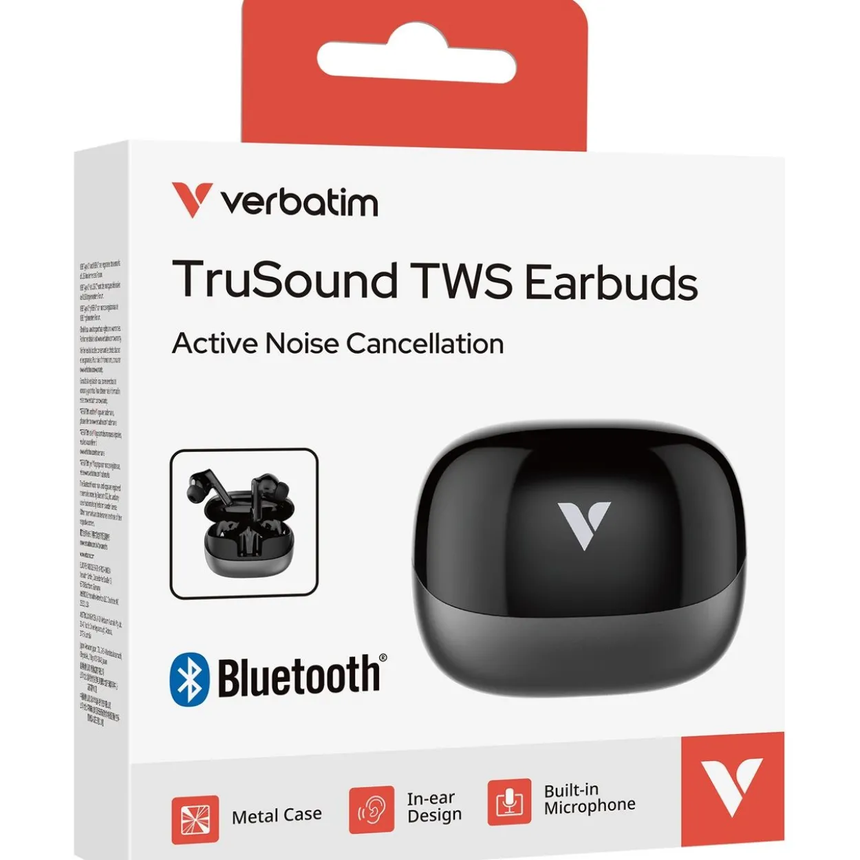 Verbatim TruSound Earbuds mit ANC schwarz