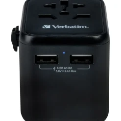 Verbatim Universal Reiseadapter UTA-01 mit 2xUSB-A retail