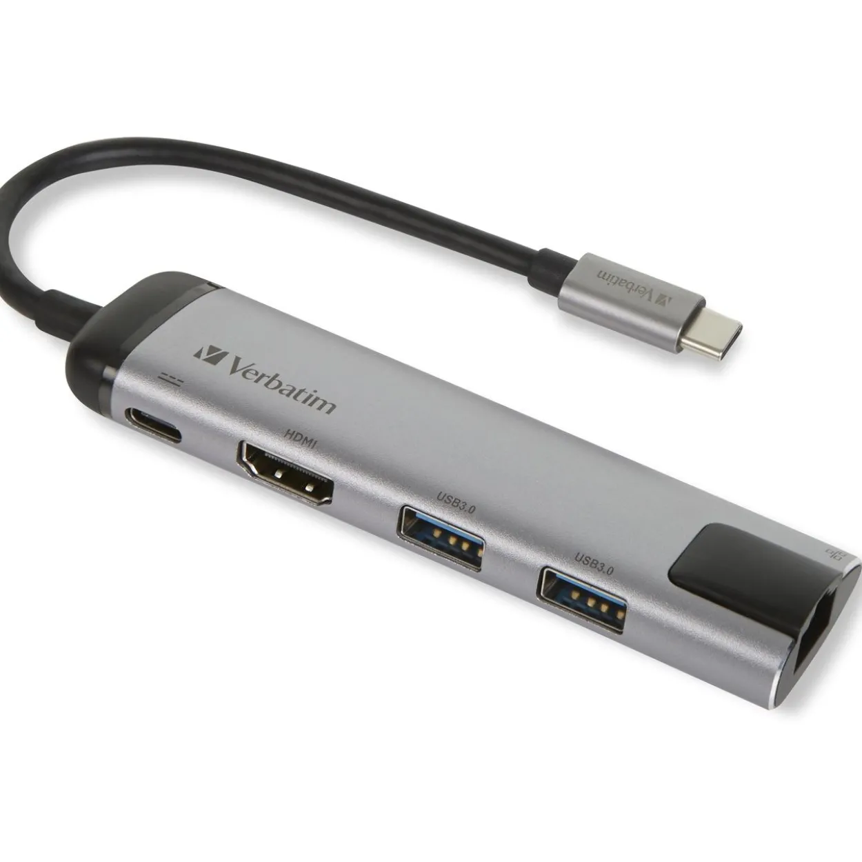 Verbatim USB-C Adapter USB 3.1 GEN 1/ USB 3.0 x 2 HDMI RJ45