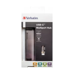 Verbatim USB-C Adapter USB 3.1 GEN 1/ USB 3.0 x 2 HDMI RJ45