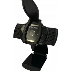 Verbatim Webcam AWC-01, Full HD 1080p, schwarz 2560x1440, 30 FPS, USB, Privacy Shutter, Retail