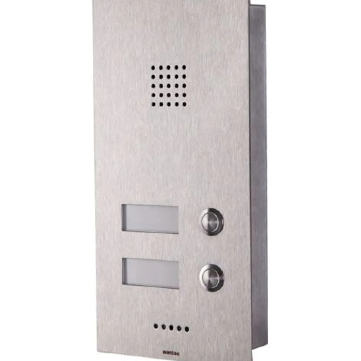 Wantec MONOLITH C a/b 1T Türsprechstelle, 2 Tasten