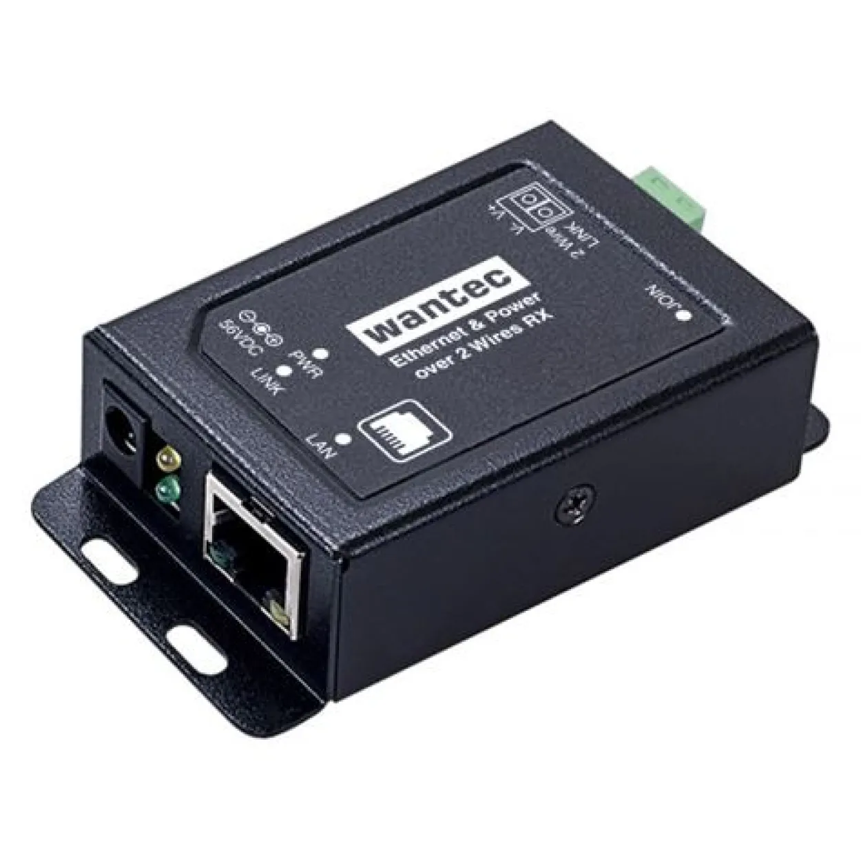 Wantec 2wIP E Adapter PoE-Schraubklemme-Switschseite/Sender