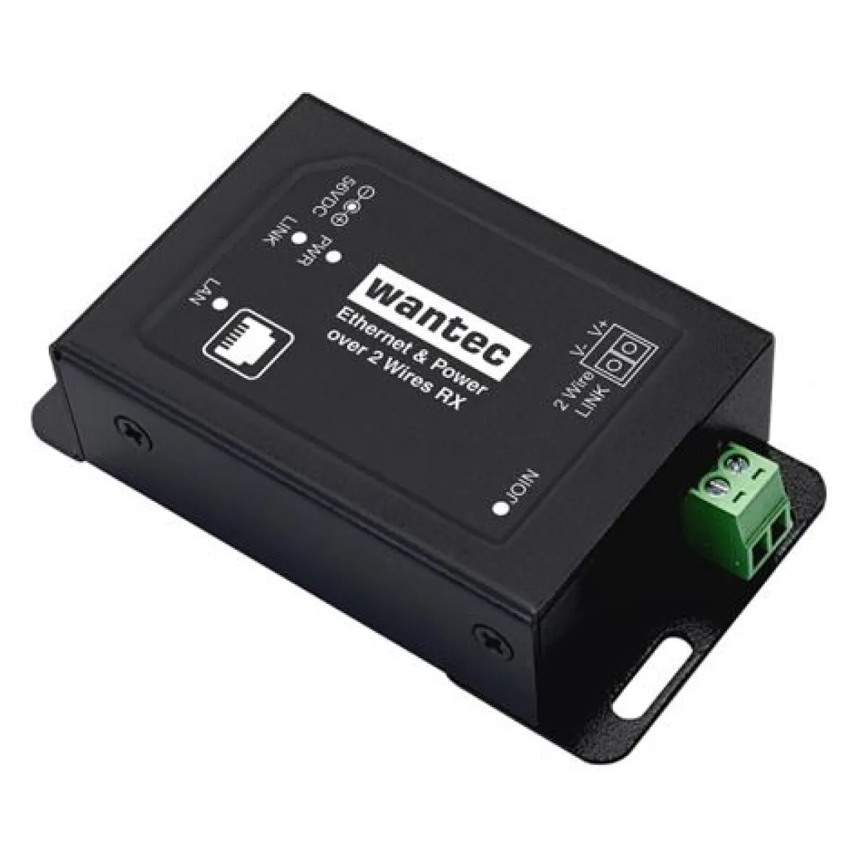 Wantec 2wIP E Adapter PoE-Schraubklemme-Switschseite/Sender