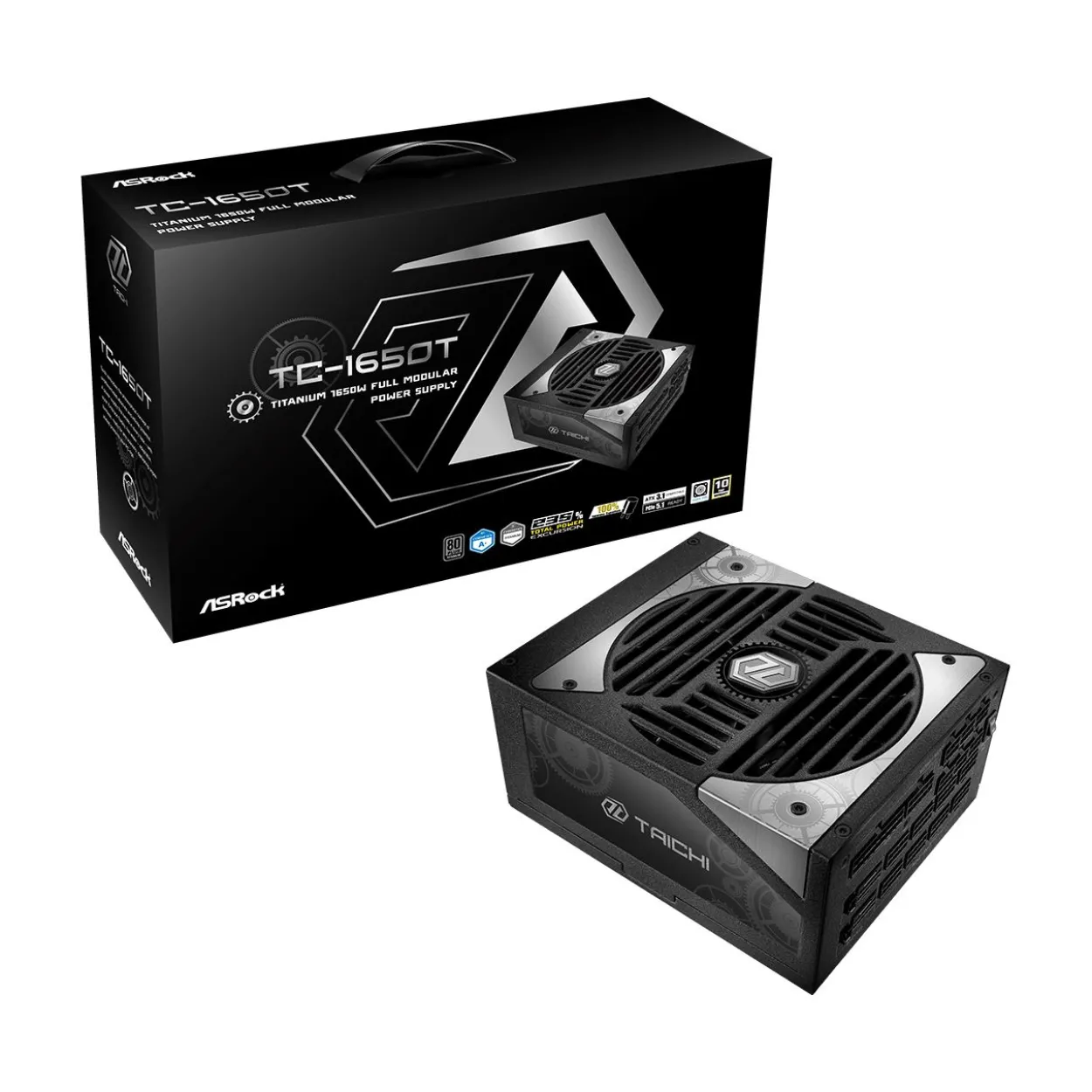 1650 Watt ASRock Taichi TC-1650T Modular 80+ Titanium