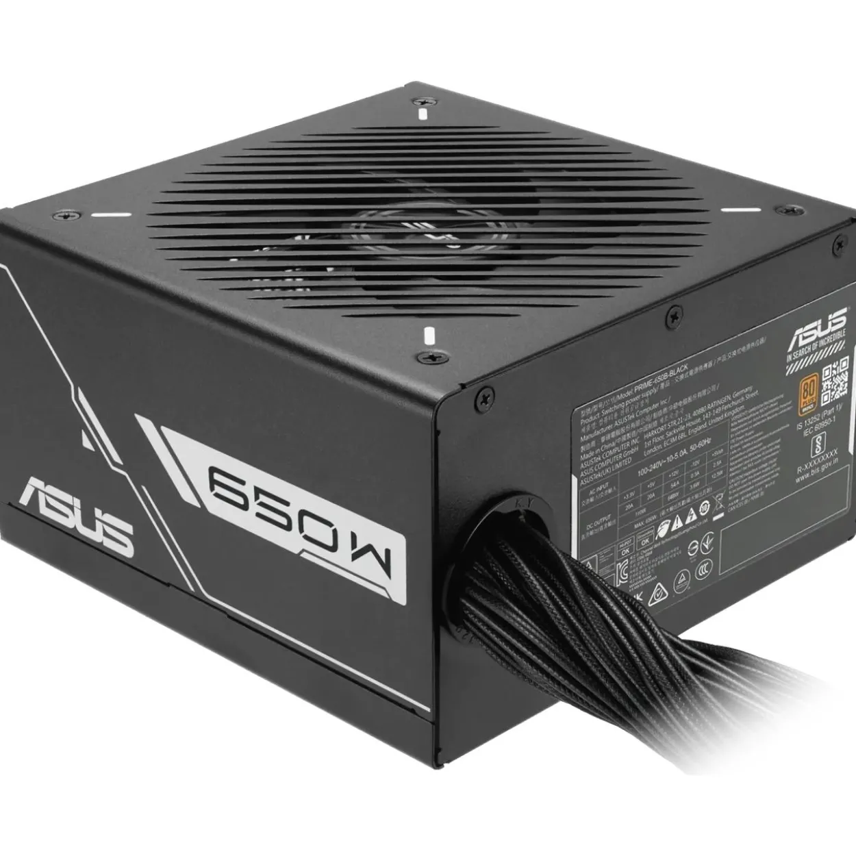 650 Watt Asus Prime Non-Modular 80+ Bronze