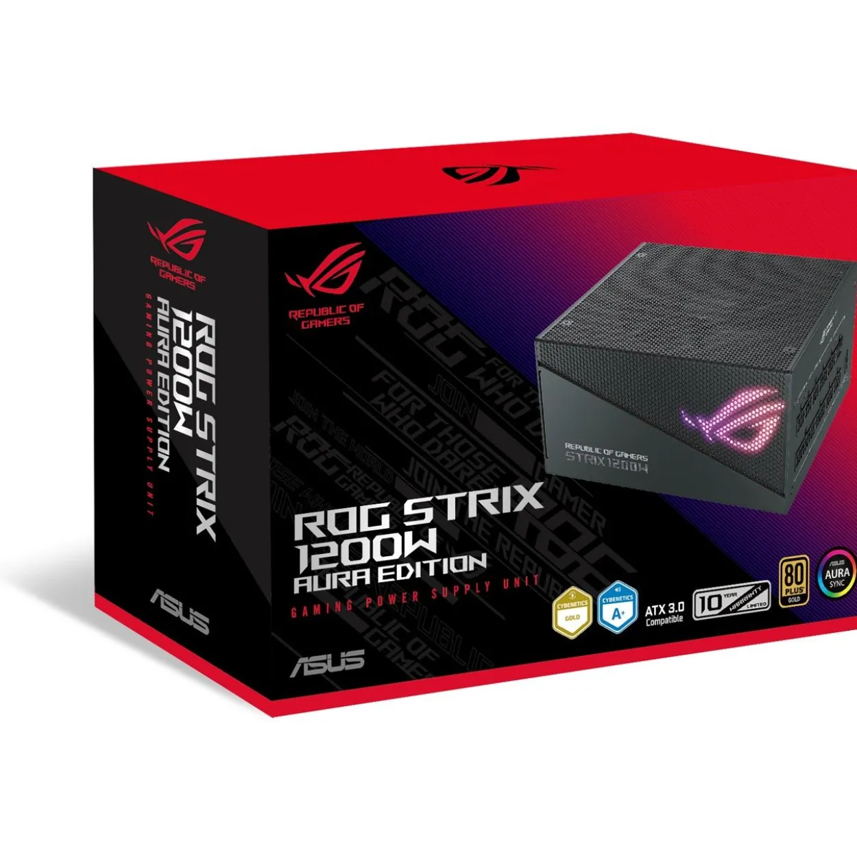 1200 Watt Asus ROG Strix Gold Aura Edition Modular 80+ Gold