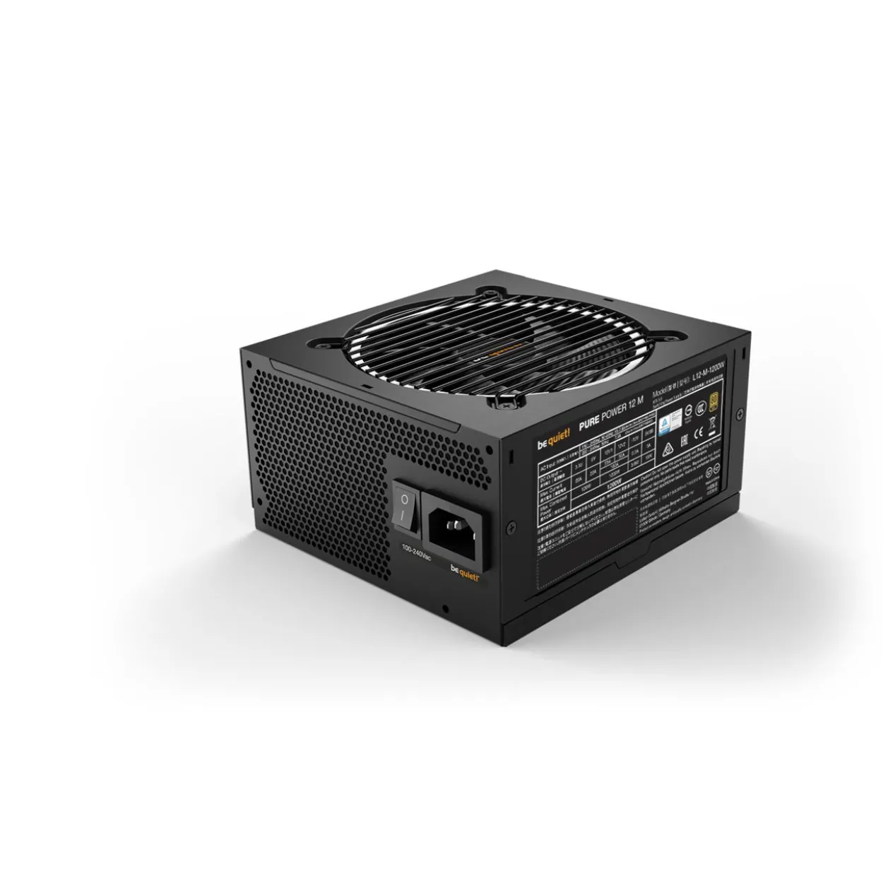 1200 Watt be quiet! Pure Power 12 M Modular 80+ Gold