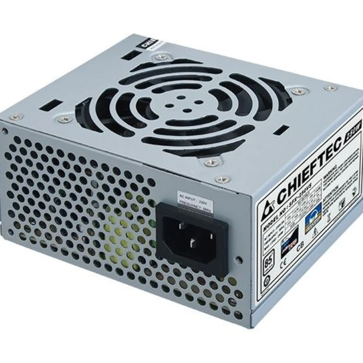 250 Watt Chieftec SFX-250VS Netzteil 20+4 pin ATX Silber