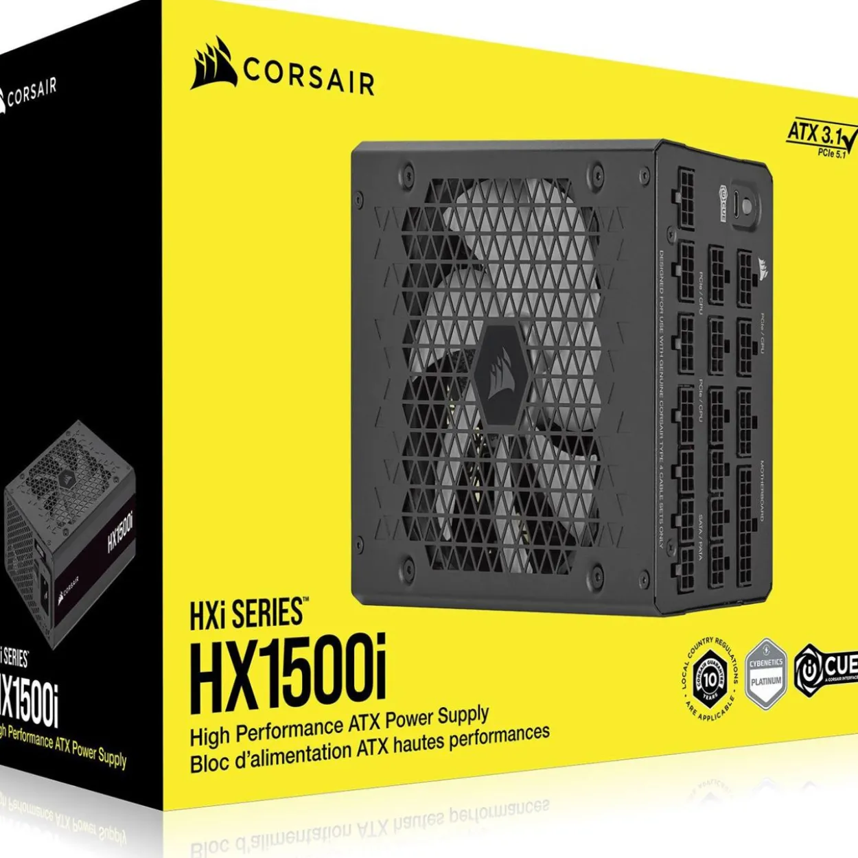 1500 Watt Corsair HXi Series 2025 HX1500i schwarz Modular 80+ Platinum