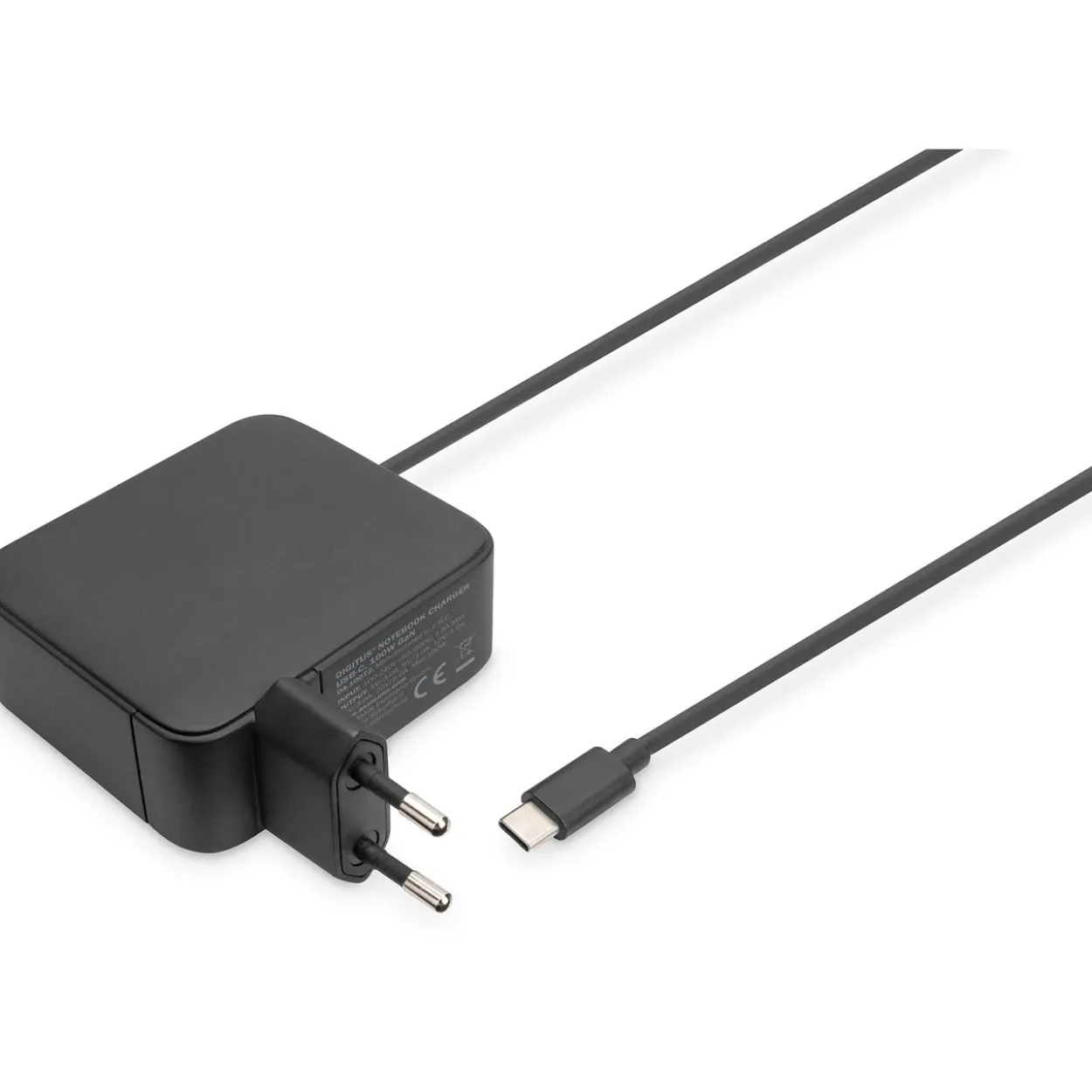 100 Watt DIGITUS Notebook charger USB-C power supply PD 3.0