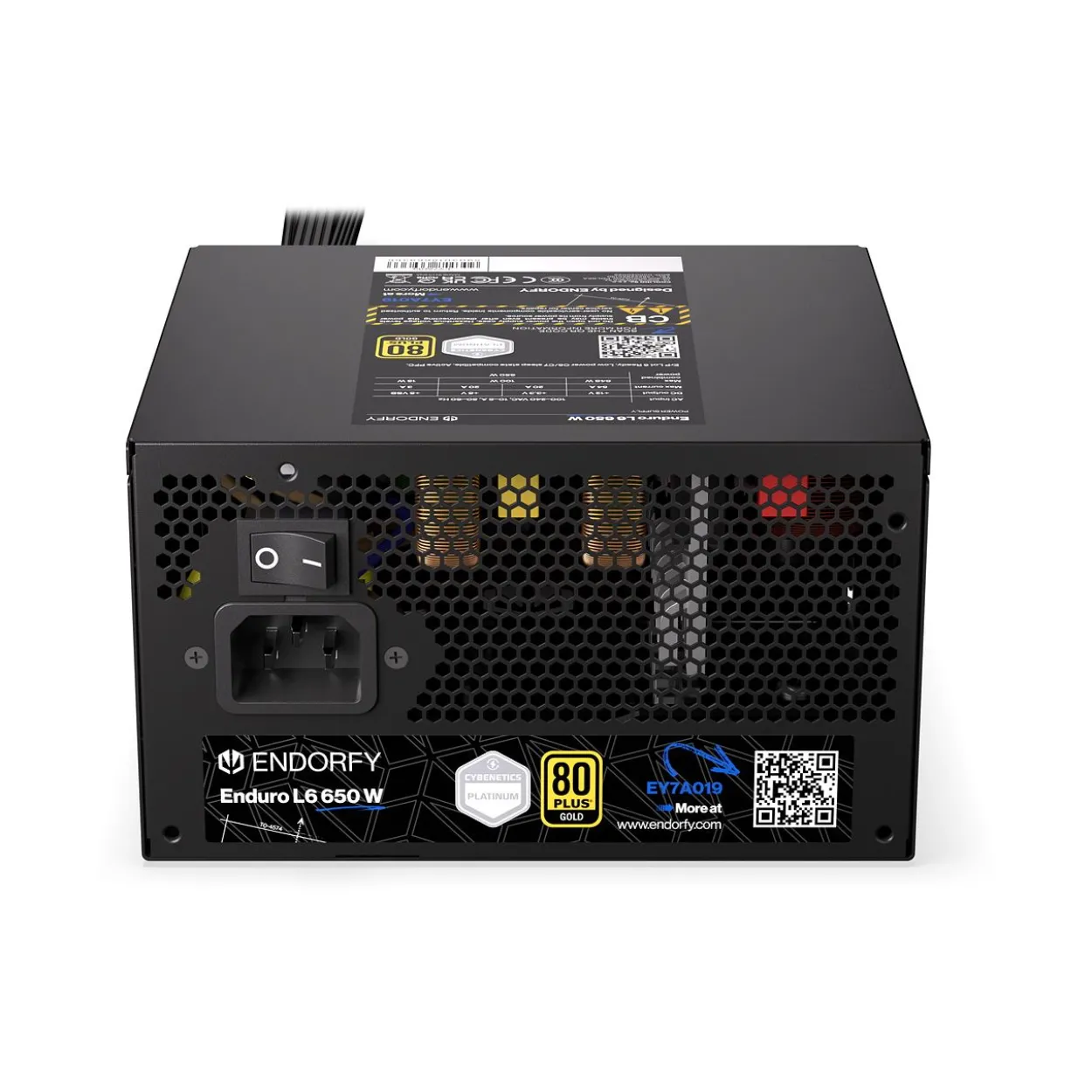 650 Watt Endorfy Enduro L6 Non-Modular 80+ Gold