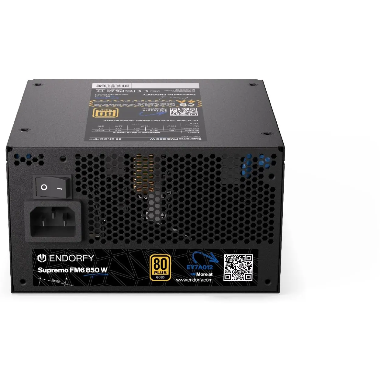 850 Watt Endorfy Supremo FM6 Modular 80+ Gold