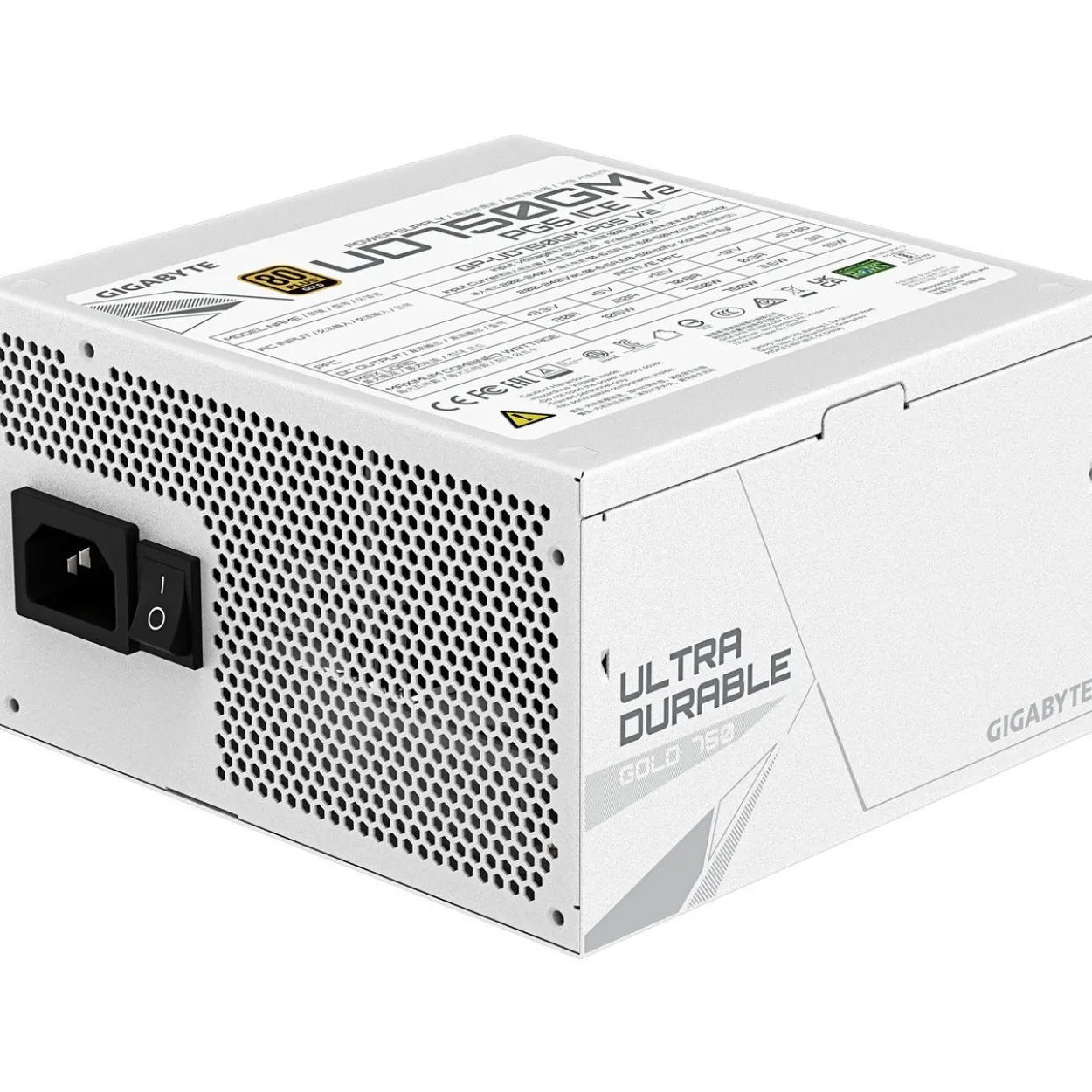 750 Watt Gigabyte UD750GM PG5 V2 ICE Modular 80+ Gold