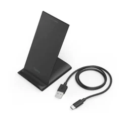 10 Watt hama QI-FC10S Induktive Ladestation schwarz 1,0 m