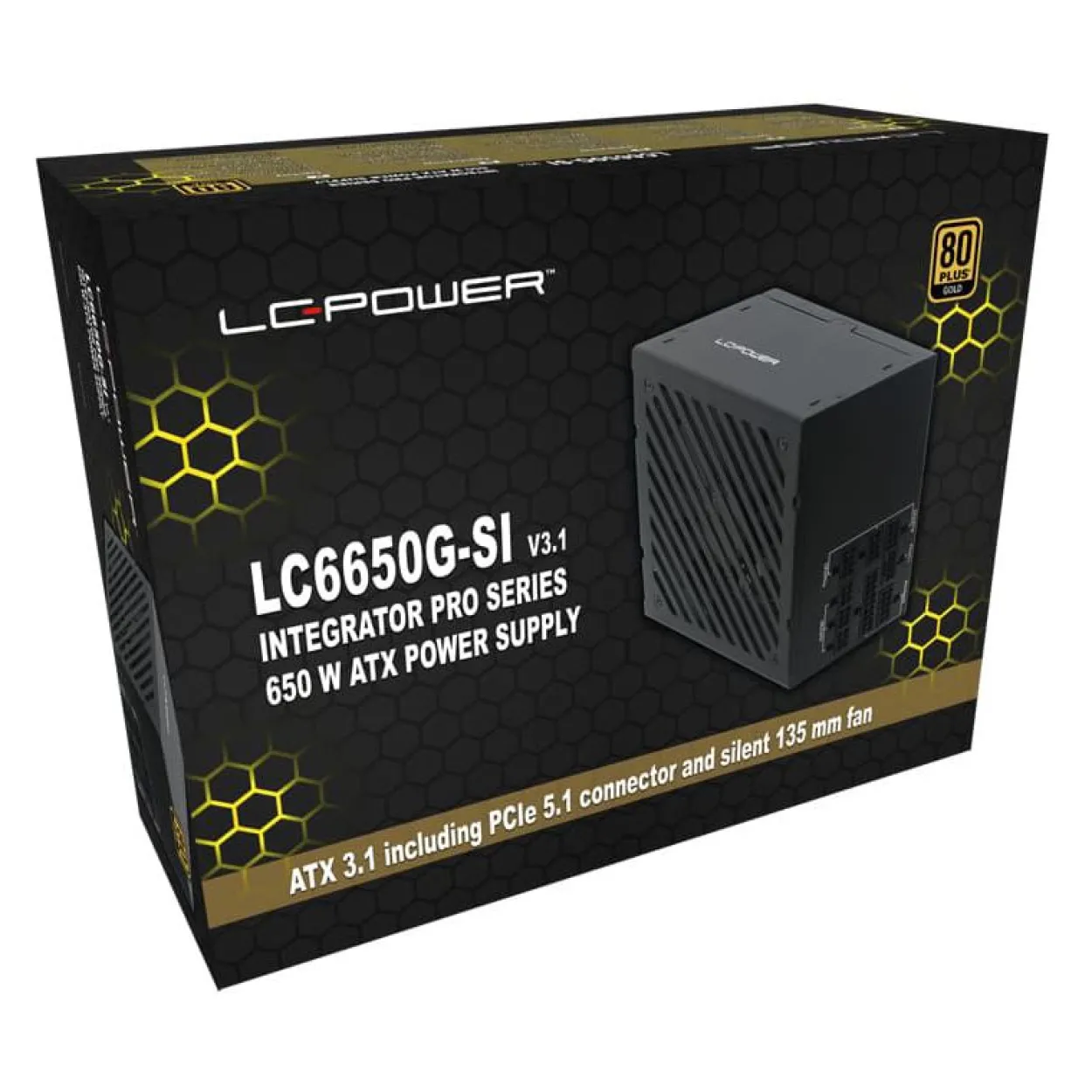 650 Watt LC-Power Integrator Pro Modular 80+ Gold