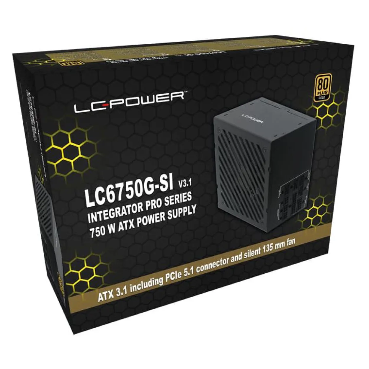750 Watt LC-Power Integrator Pro Modular 80+ Gold