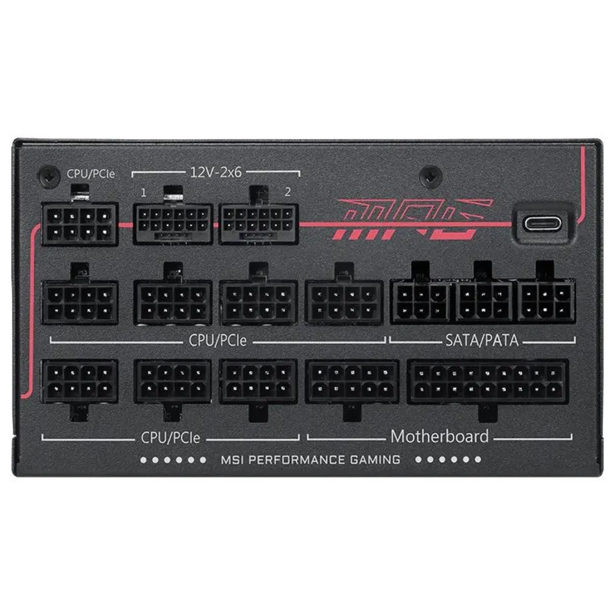 1300 Watt MSI MPG Ai1300TS PCIE5 Modular 80+ Titanium