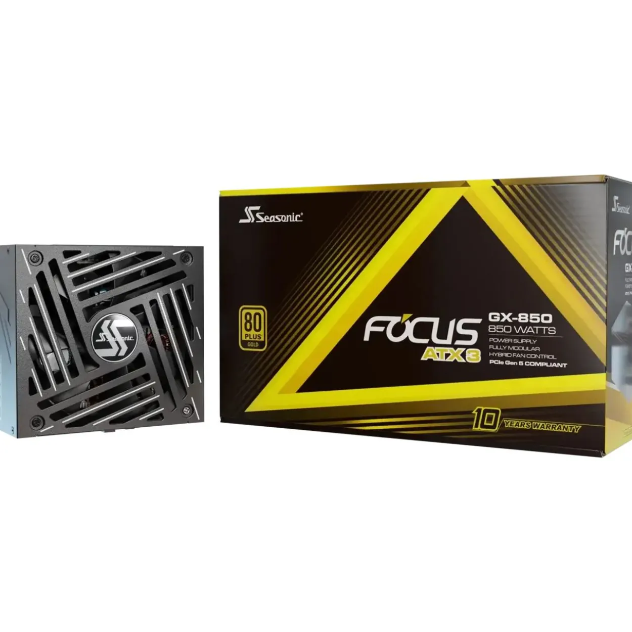 850 Watt Seasonic Focus GX-850 Modular 80+ Gold