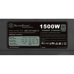 1500 Watt Silverstone Strider Titanium Series Modular 80+ Titanium