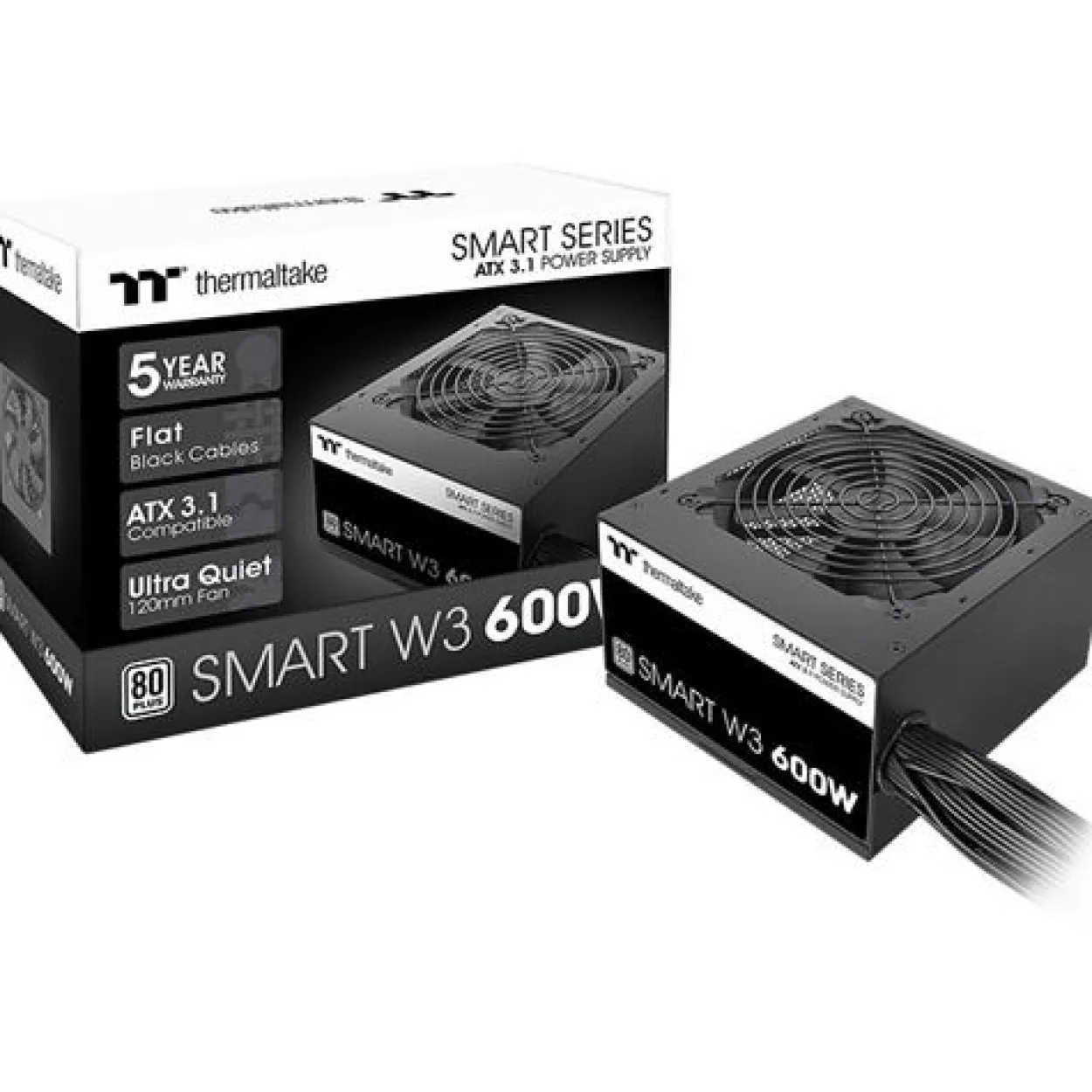 600 Watt Thermaltake Smart W3 Non-Modular 80+