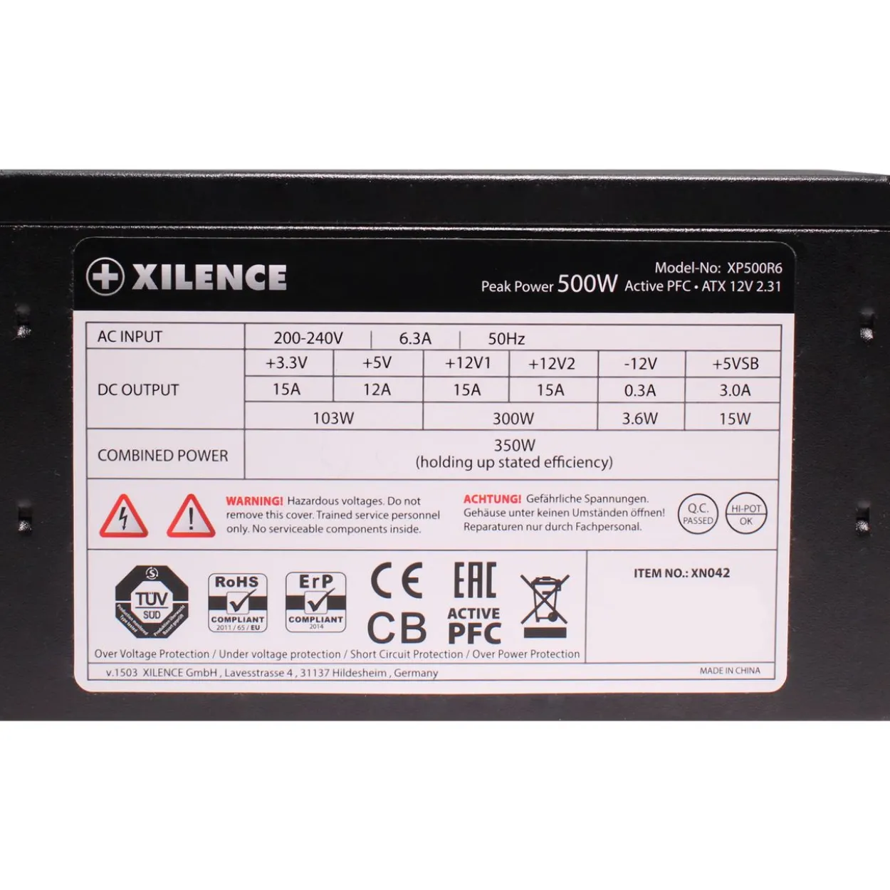 350 Watt Xilence Performance C Series Non-Modular