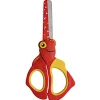 WEDO Kinderschere Bastelschere rund aus Edelstahl Rot/Gelb