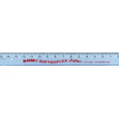 WEDO Lineal 15 cm für Linkshänder KUM Lefty L1 Softie Flex