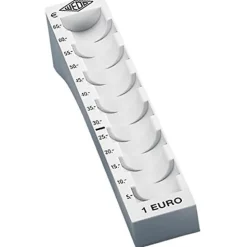 WEDO Münzrille für 1 Euro, lichtgrau