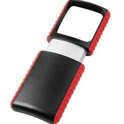 WEDO Outdoor-Rechtecklupe mit LED-Licht, inkl. Batterien