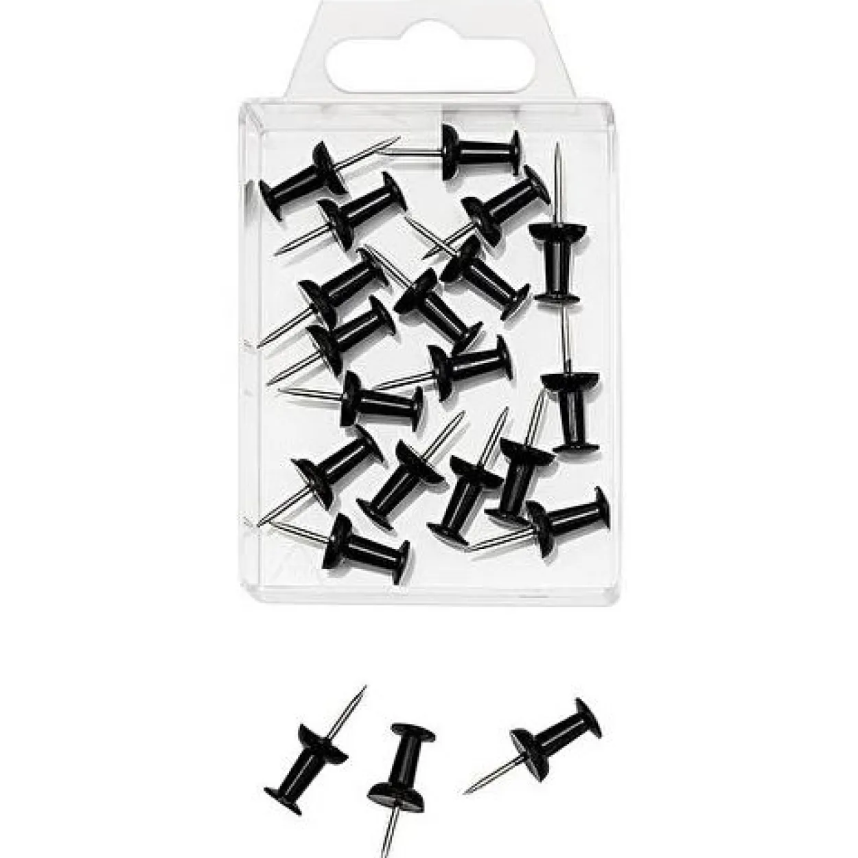 WEDO Pinnnadeln 20St Diabolo schwarz
