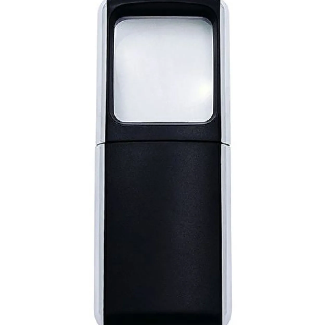 WEDO Rechtecklupe mit LED-Beleuchtung, schwarz