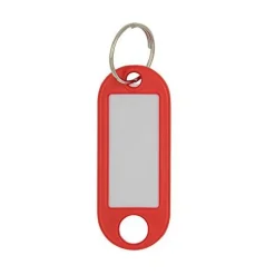 WEDO Schlüsselanhänger rot, 10 St. (262101802)